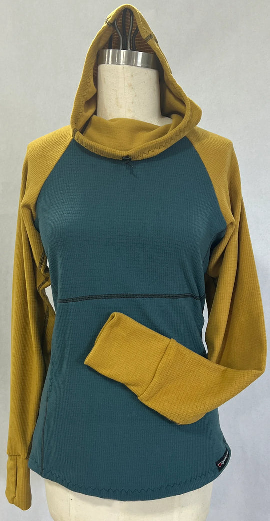 Men's Hoodie - Moroccan w/ Mustard sleeves & hood